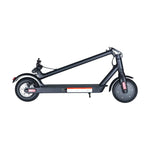 H85B electric folding portable and lightweight scooter for adults in black folded
