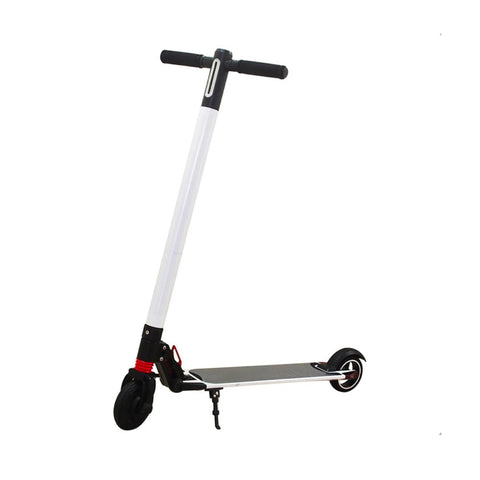 R8 electric folding portable and lightweight scooter for adults in white